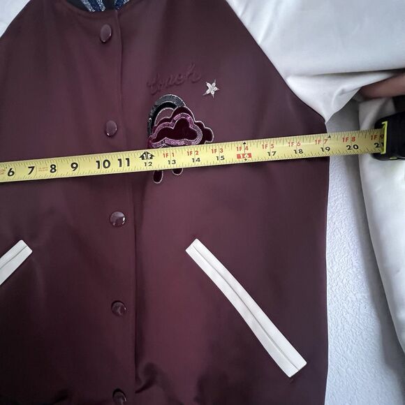 Coach Women’s Reversible Cloud Souvenir Bomber Jacket Size S - Picture 7 of 8